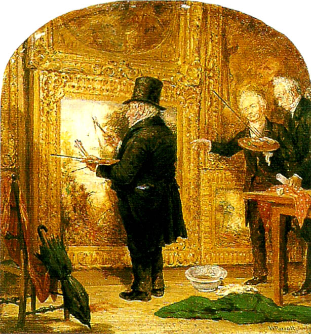 turner on varnishing day at the royal